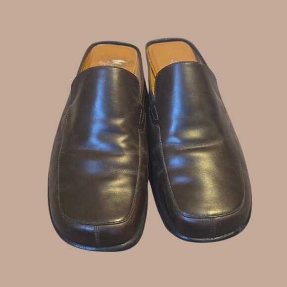 Aerosoles Brown Leather Slip On Shoes Sz 8.5 - Picture 1 of 7